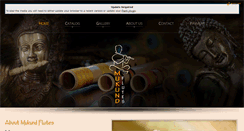 Desktop Screenshot of mukundflutes.com